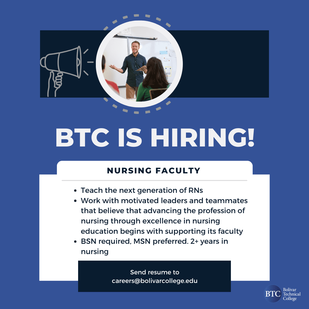 Job Opportunities Bolivar Technical College